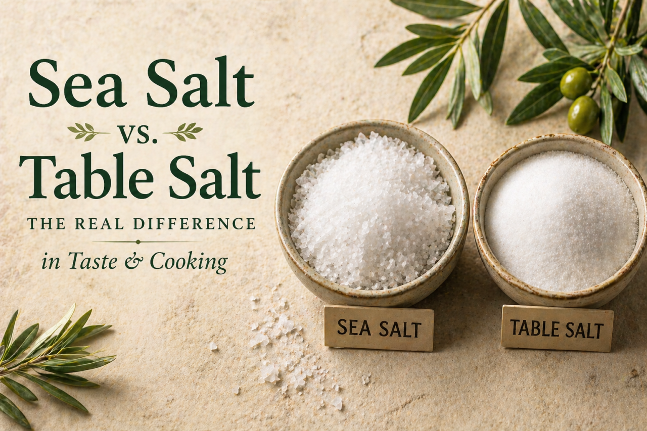 Sea Salt vs Table Salt – The Real Difference in Taste & Cooking