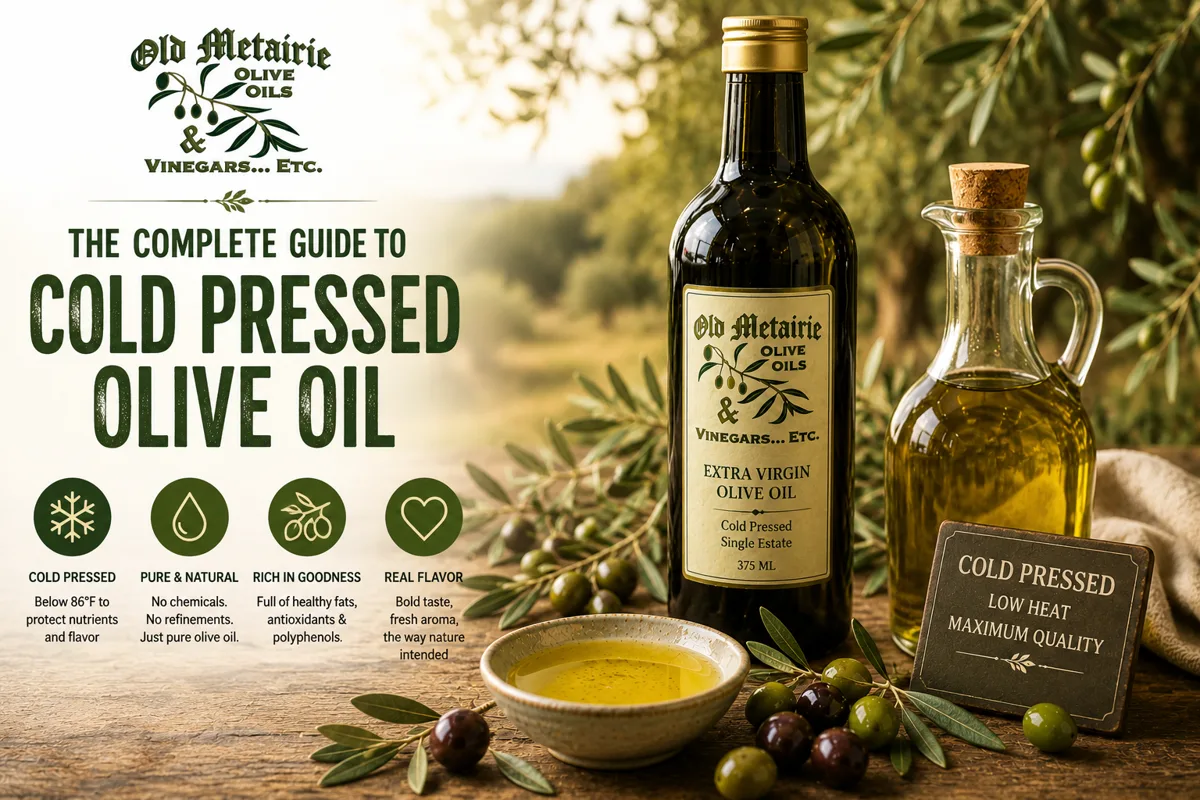 The Complete Guide to Cold Pressed Olive Oil: Benefits, Selection, and Why It Matters to Your Kitchen