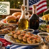 Fourth of July grilling with olive oil and balsamic vinegar for a Louisiana cookout in Metairie
