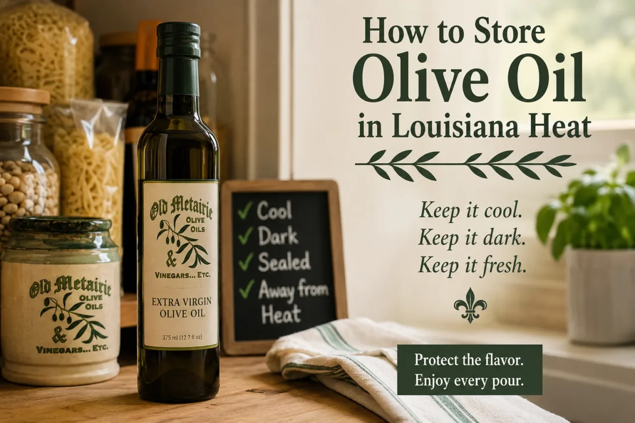 How to Store Olive Oil in Louisiana Heat: A 2026 Freshness Guide