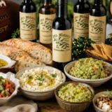 Louisiana football tailgate dips with olive oil and balsamic vinegar from Old Metairie Olive Oils