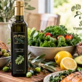 Old Metairie extra virgin olive oil with healthy Mediterranean foods for healthy aging